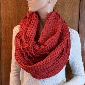Infinity Scarf Red Sparkle